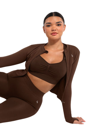 Veste amincissante zippée